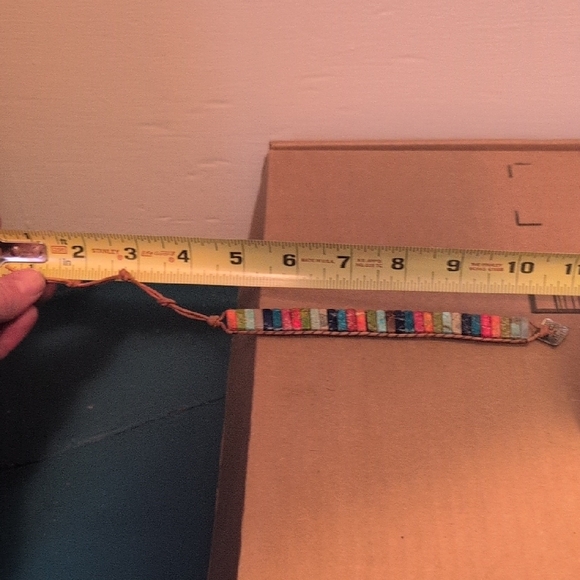 Colorful Beaded Bracelet with Silver Accents - Picture 8 of 8